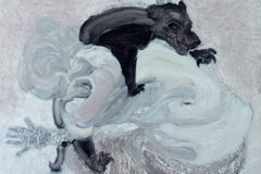 chien sur epaule